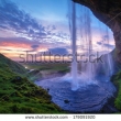 Stock Photo Breathtaking Waterfall In Iceland 119804734